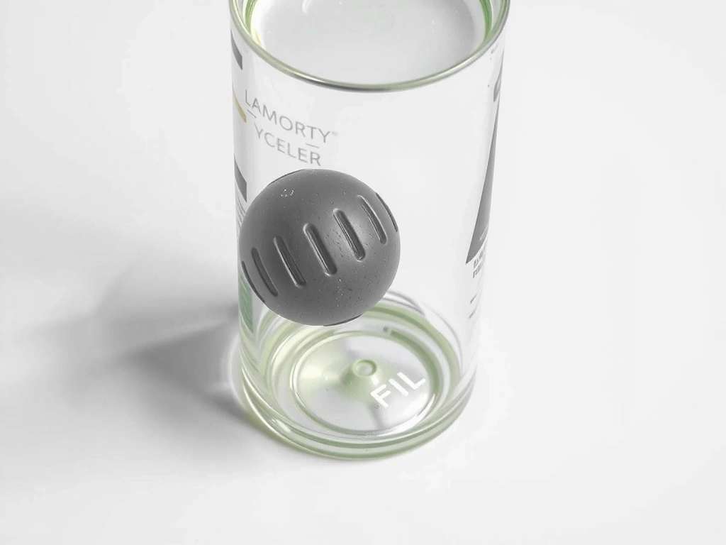 Mischen von Pulver in Wasser