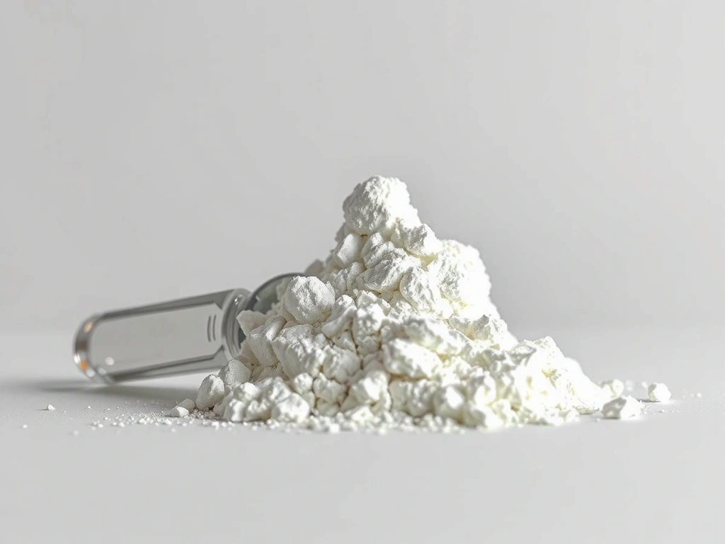 Isoliertes Proteinpulver im Scoop